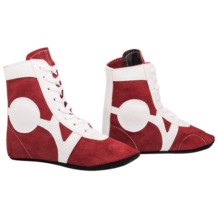 Купить Обувь для самбо RS001/2, замша, красный Rusco в Агрызе 