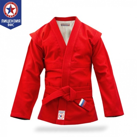 Купить Куртка для самбо "Атака" ВФС (подкладка, пояс)  р 36-48 в Агрызе 