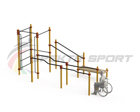 Купить Спортивный комплекс для инвалидов-колясочников WRK-D16_76mm в Агрызе 