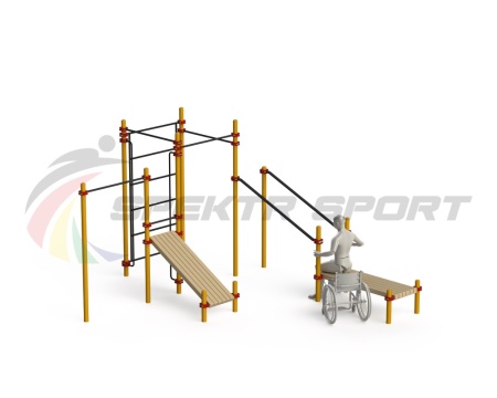 Купить Спортивный комплекс для инвалидов-колясочников WRK-D20_76mm в Агрызе 